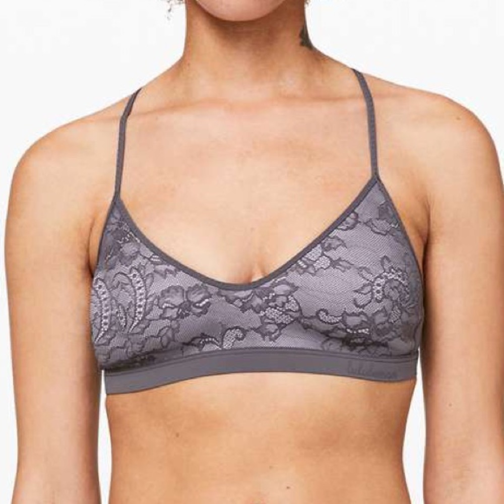 NWT lululemon Live in Lace Bralette MONW/SHVL - Picture 8 of 9